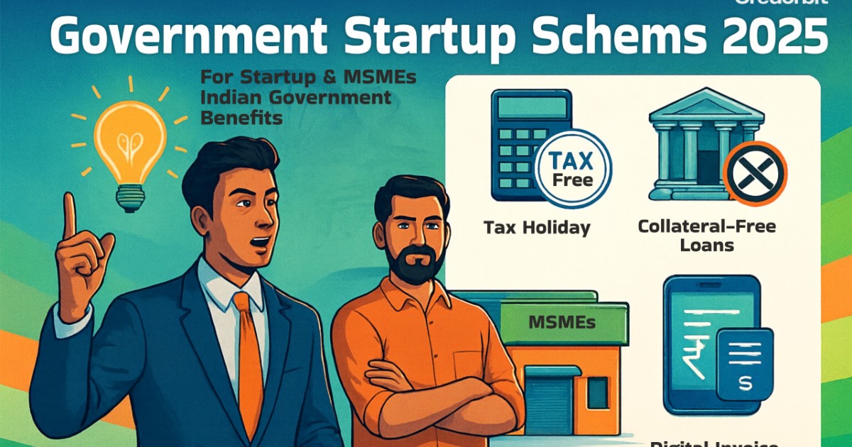 Startup & MSME Schemes 2025 – Eligibility, Loans & Funding Guide | Credorbit