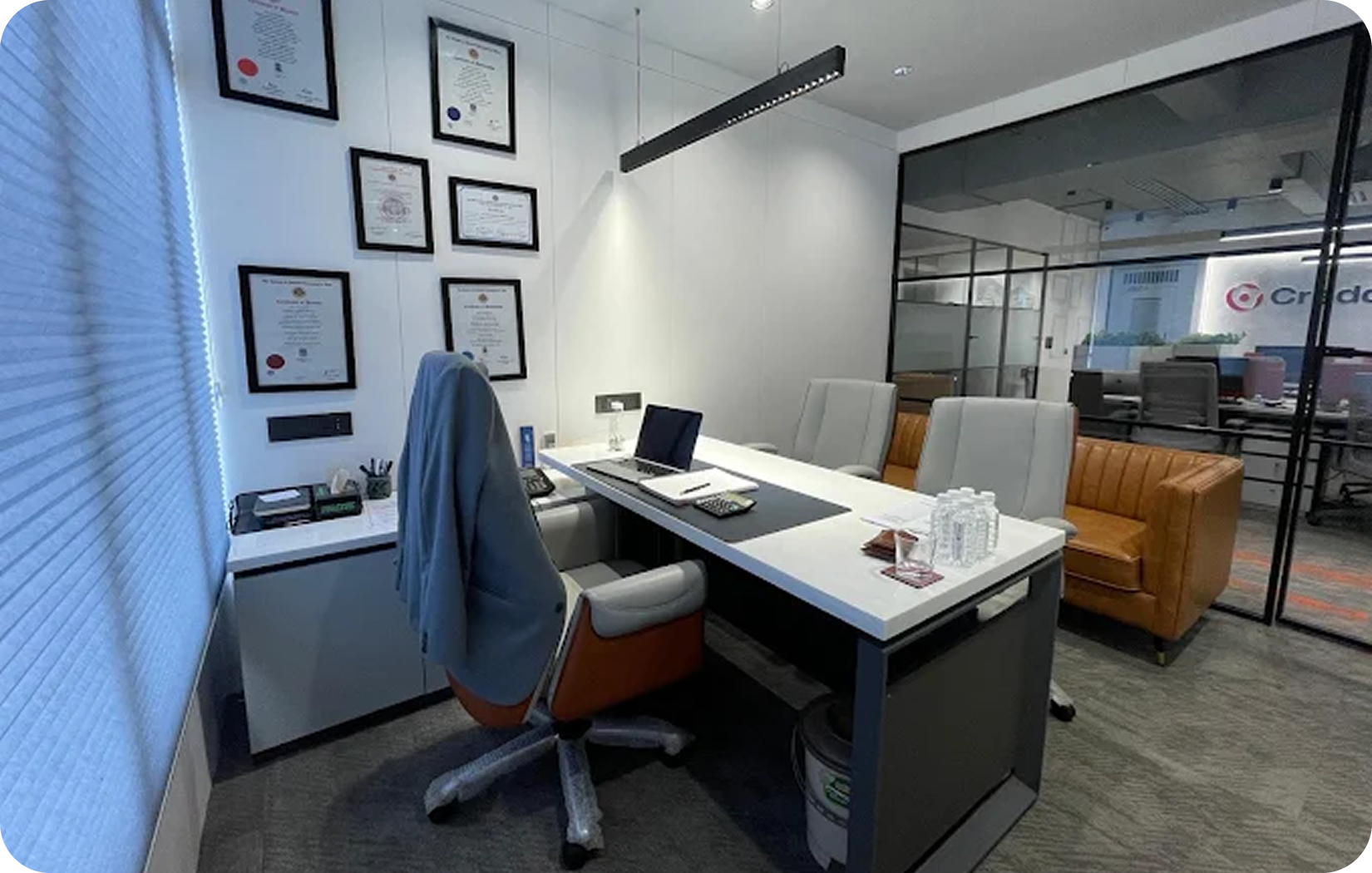 Credorbit workspace and discussion zone