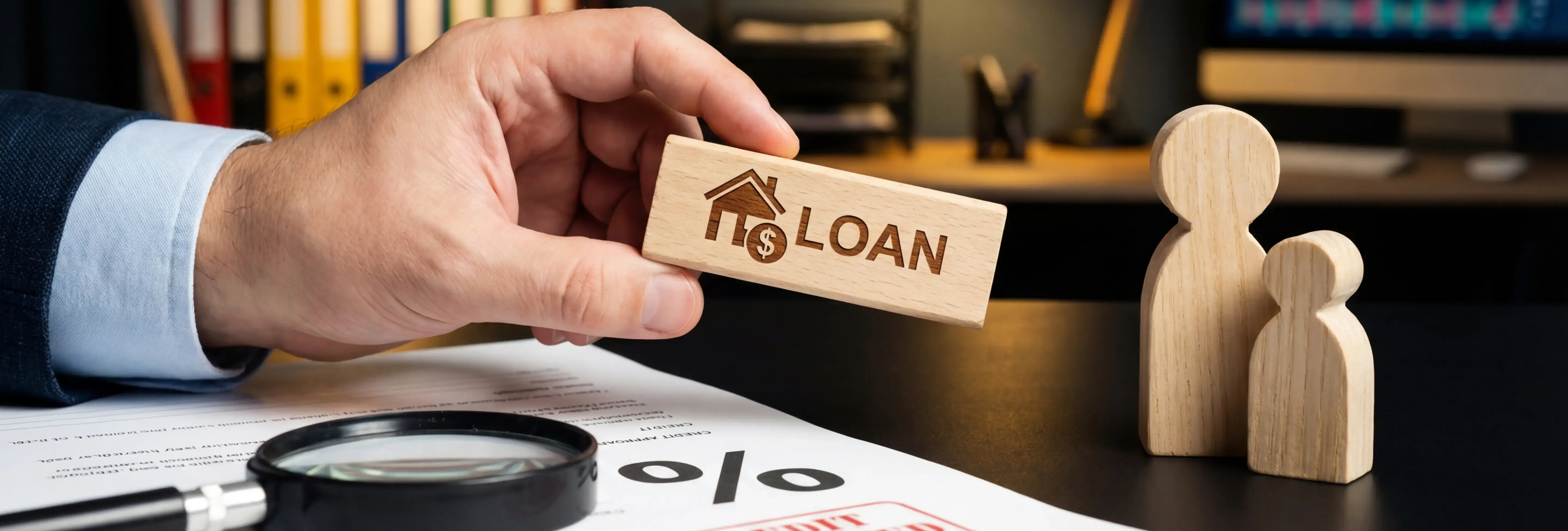 Ready to find best loan offer background